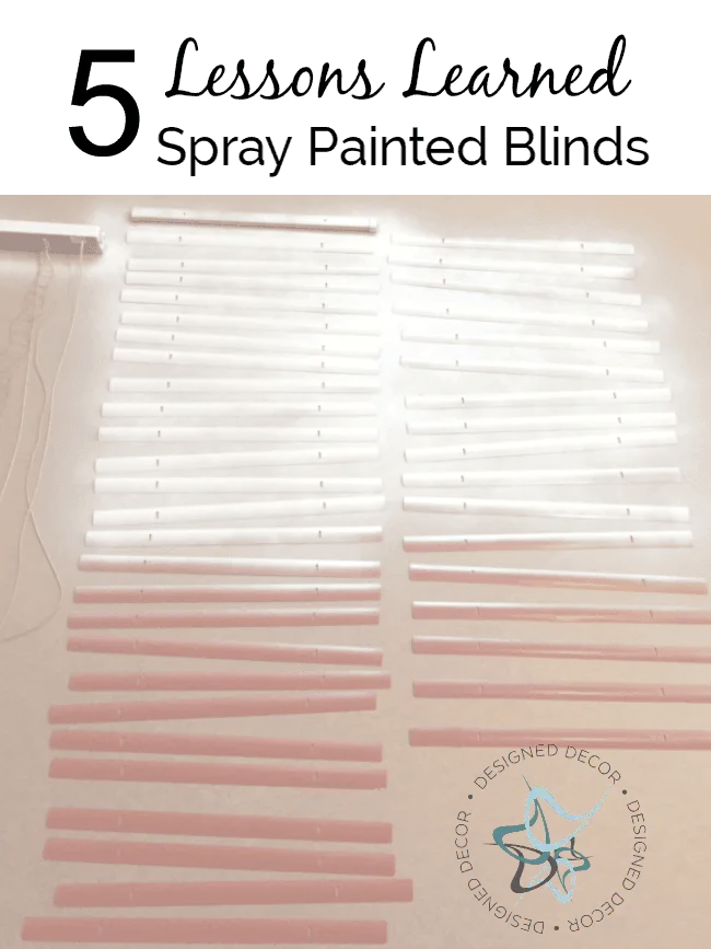 5-Lessons-Learned-Spray-Painted-Blinds-www.designeddecor.com Lessons-Learned-Spray-Painted-Blinds