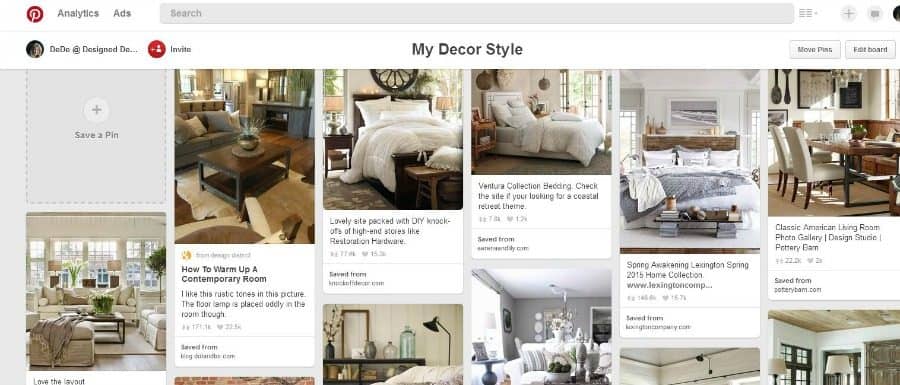 my decor style pinterest board