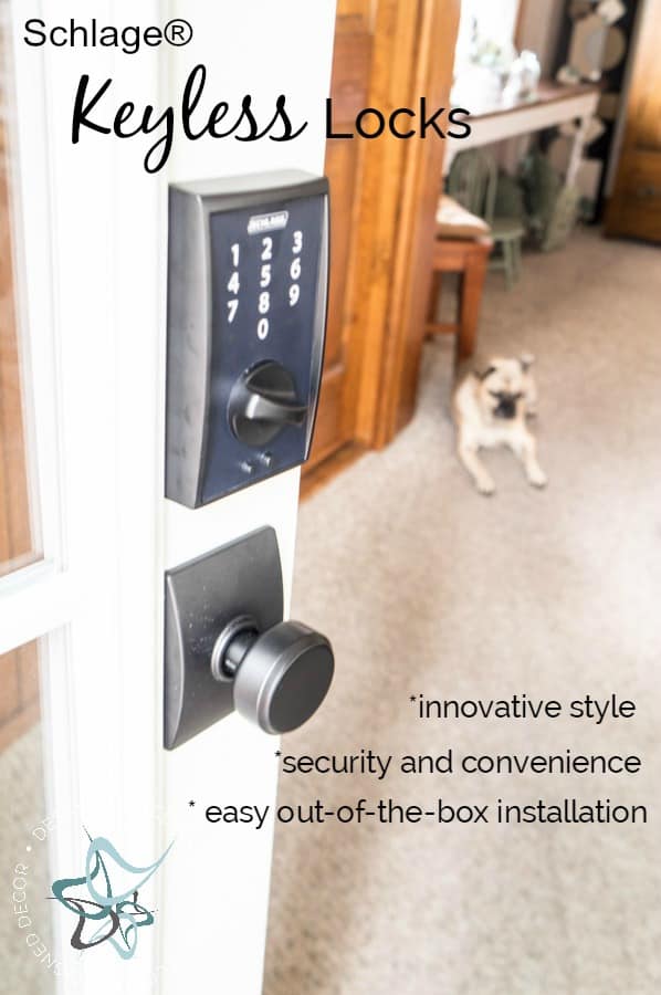 Schlage-Keyless-Locks-Door-Makeover-Easy-Entry-#SchlageKeylessLocks