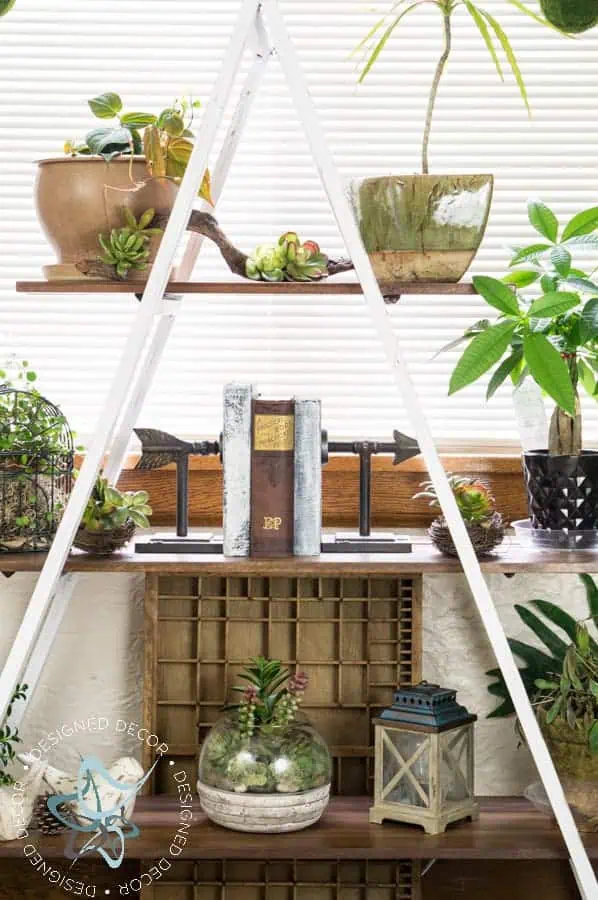 diy-a-frame-plant-stand-easy care plants diy-a-frame-plant-stand-4