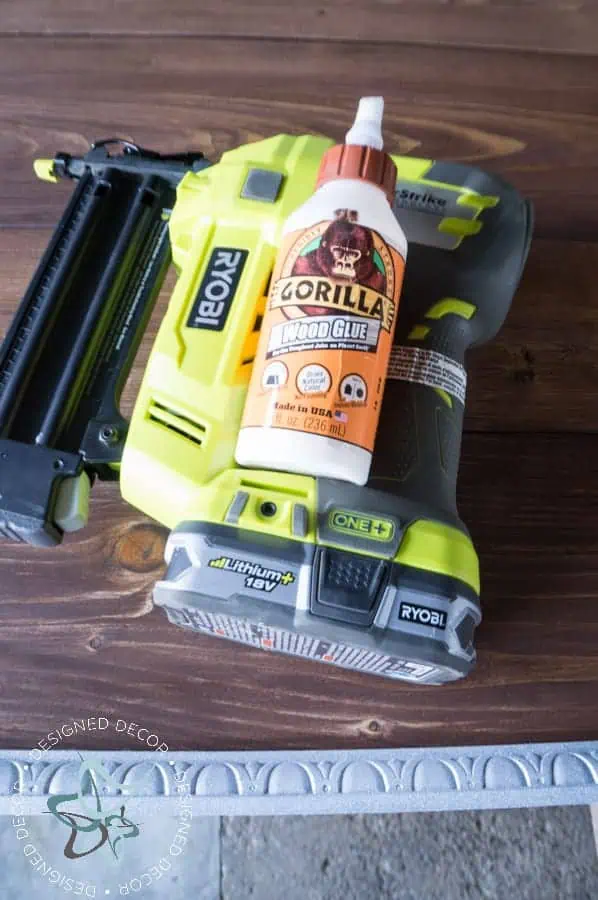 holiday-ornament-display-#dihworkshop-Gorilla-wood-glue-Ryobi-air nailer holiday-ornament-display-dihworkshop-9