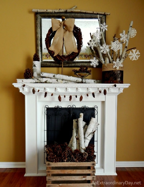 decorating-the-mantel-for-winter-anextraordinaryday-net_
