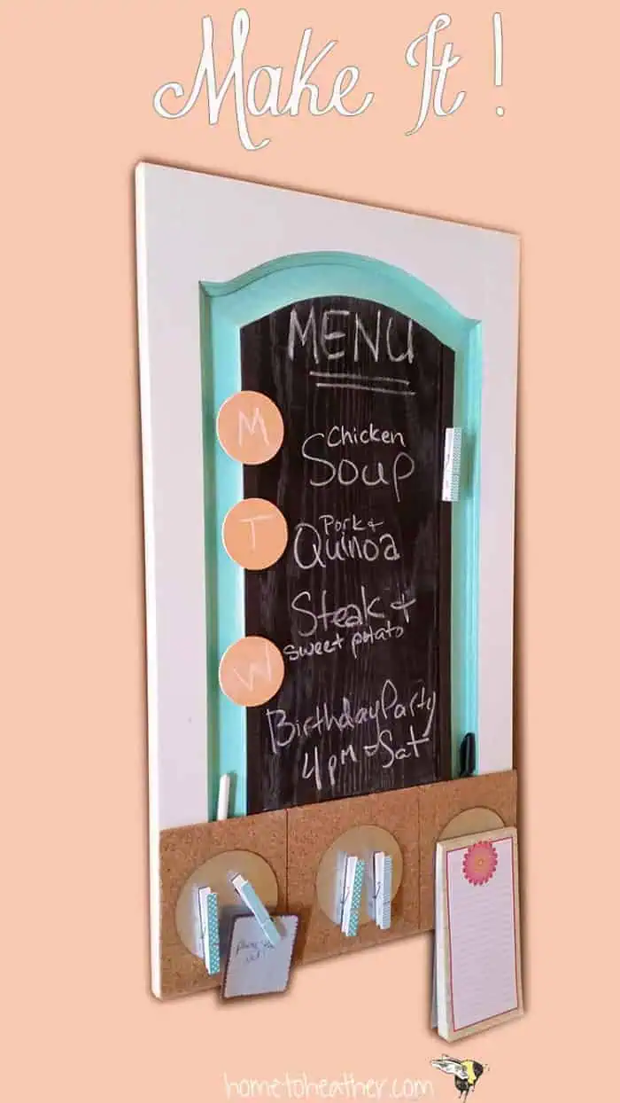 home-to-heather-message-center-chalkboard diy-message-center-chalkboard