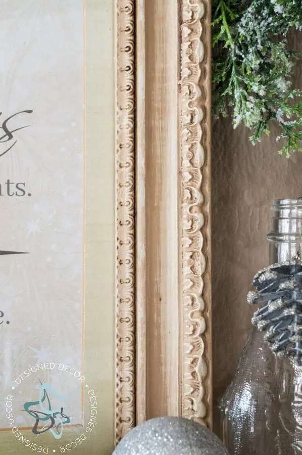 thrift-store-frame-makeover-free-printable-christmas-quote - aged paint look thrift-store-frame-makeover-free-printable-christmas-quote-13