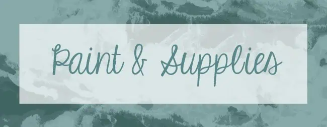 Favorite Resources-paint supplies