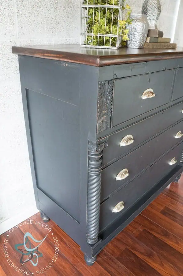 Amy Howard Paint-Carved Empire Dresser-Rustic Glam-One Step Paint Carved Empire Dresser-Rustic Glam-11