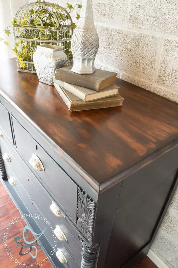 Carved Empire Dresser-Rustic Glam-stained top Carved Empire Dresser-Rustic Glam-9