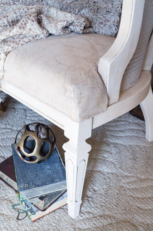 chair makeover using chalk paint