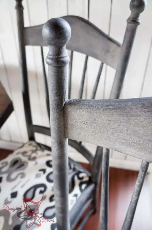 Aging furniture with Dust of Ages Farmhouse Style Dining Table- Shabby Chic-Repainted Furniture- DIY- Round Dining Table and Chairs- Le Dirt- Aging Dust (11 of 15)