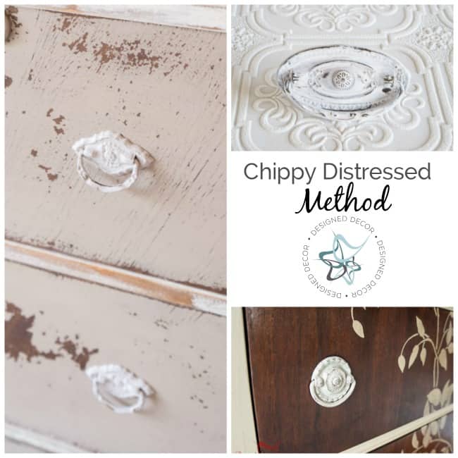 Graphic How to Paint Hardware- with a  Chippy Distressed Method -