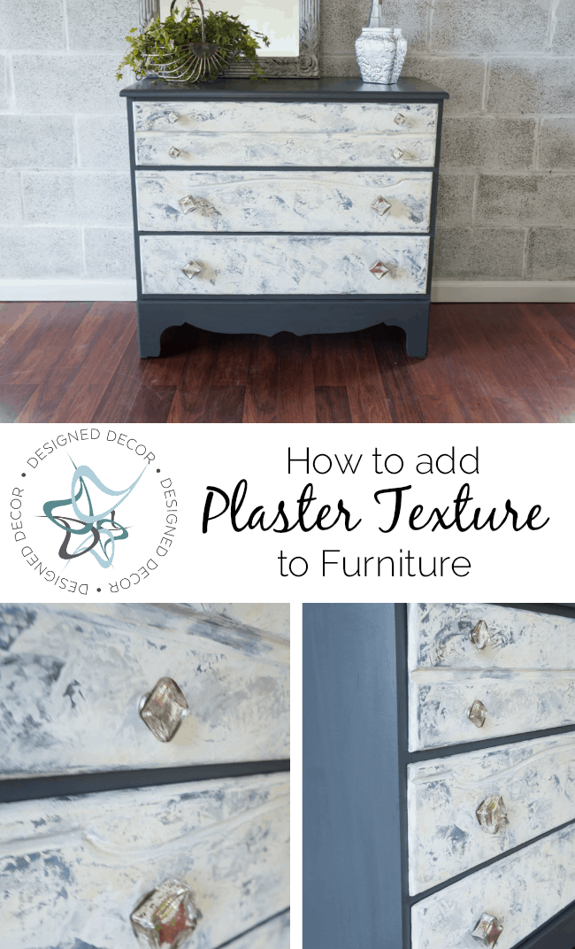 How to add Plaster Texture to furniture