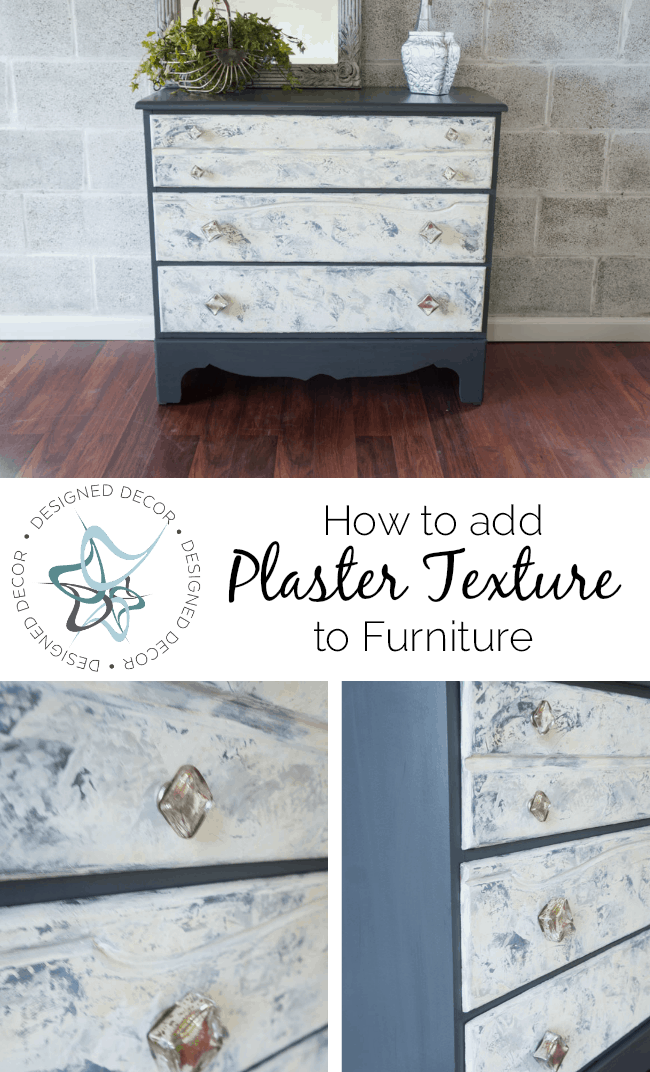 graphic on How to add Plaster Texture to furniture