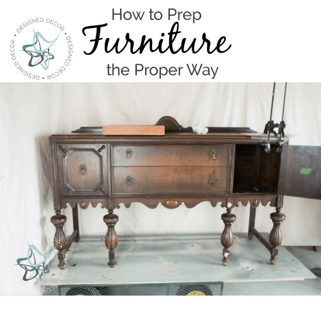 How to prep Furniture the proper way