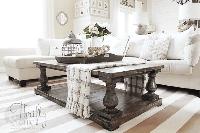 Thrify Chic DIY Balustrade coffee table Thrify Chic DIY Balustrade coffee table