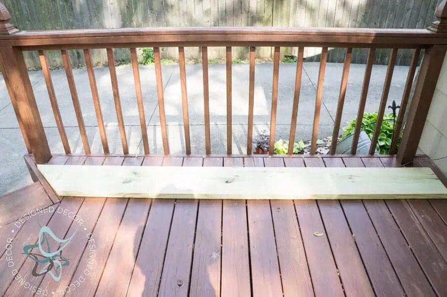 Diy Deck Projects- Adding a deck bar