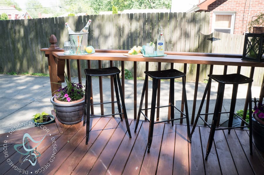 Build a DIY Flip Up Deck Bar