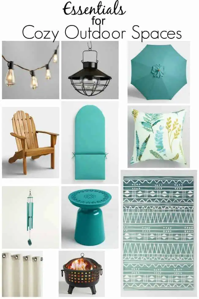 Essentails for Cozy Outdoor Living Spaces- www.designeddecor.com