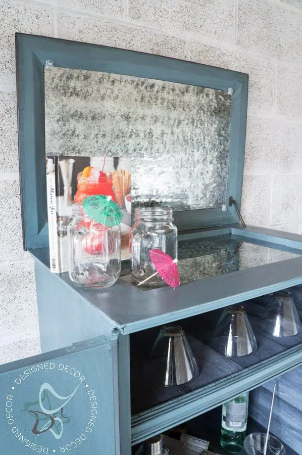 How to antique glass- Designed Decor