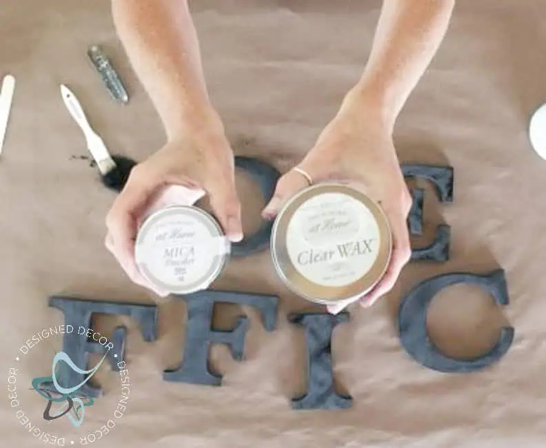 Step 3: Mica Powder and Clear wax