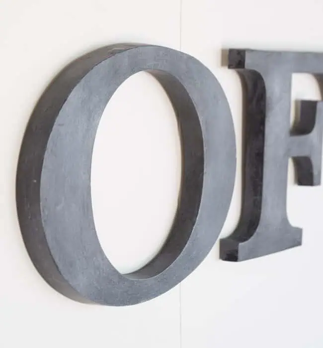 DIY Galvanized Letters