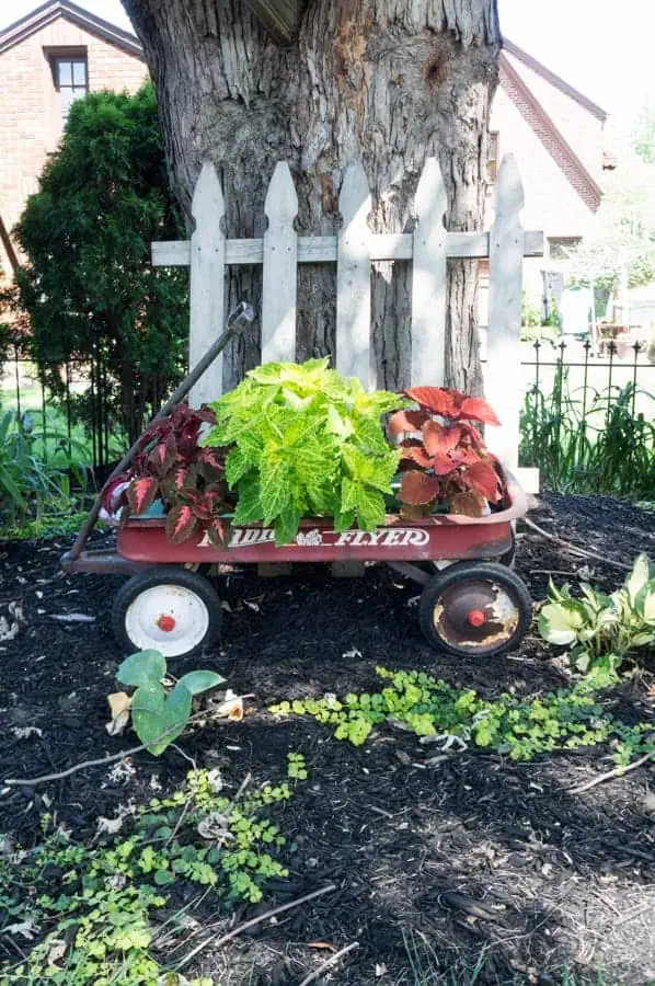 Radio Flyer Wagon Flower Basket