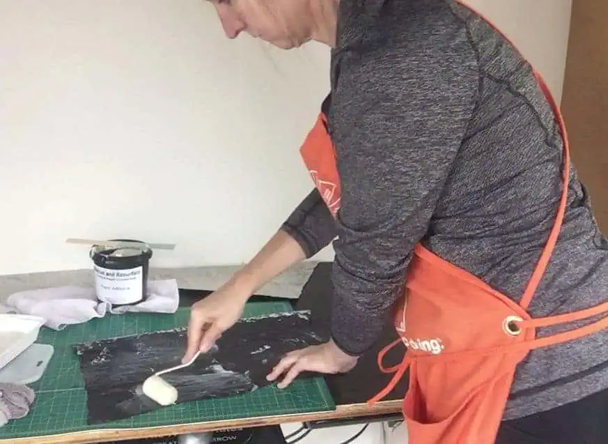 gluing rescue and restore countertops