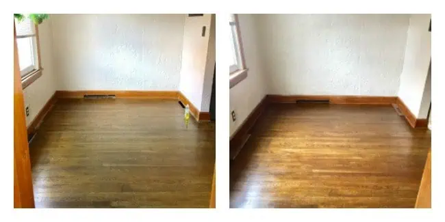 how to use gel stain over hardwood floors