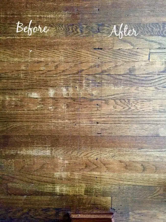 using gel stain over existing hardwood floors