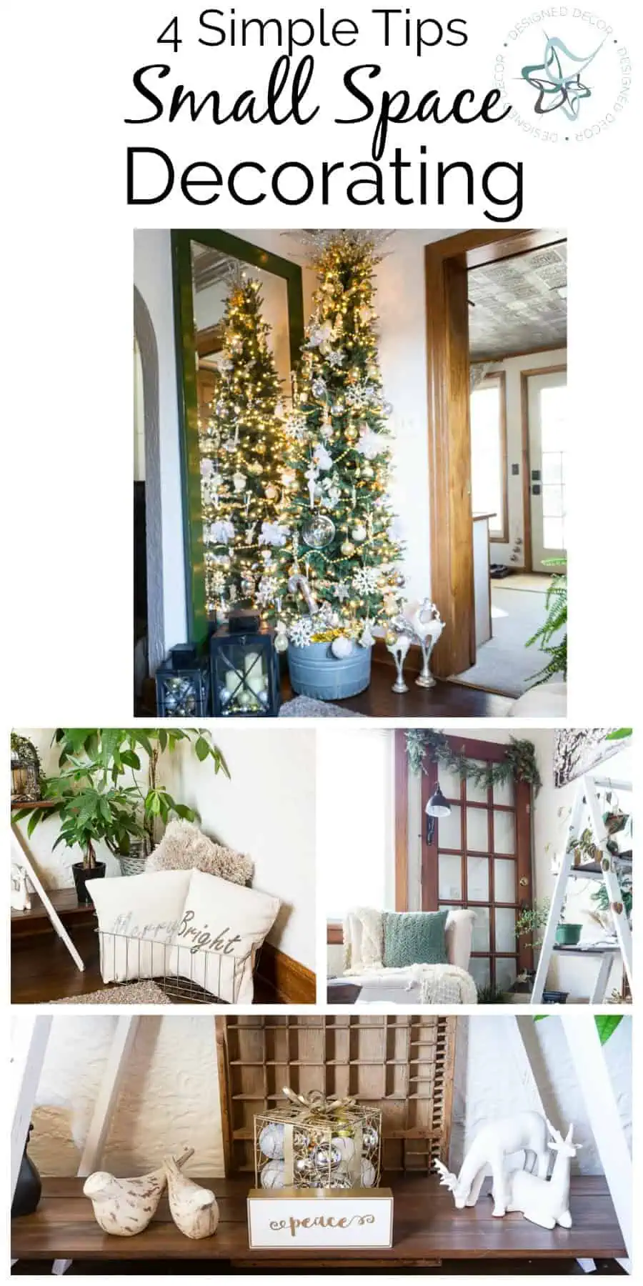 4 Simple-Tips- Small-Space-Christmas-Decorating-Designed Decor