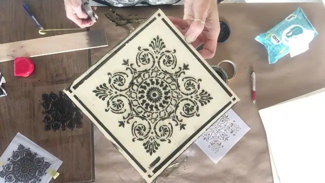 embossing-cream-tile-stencils