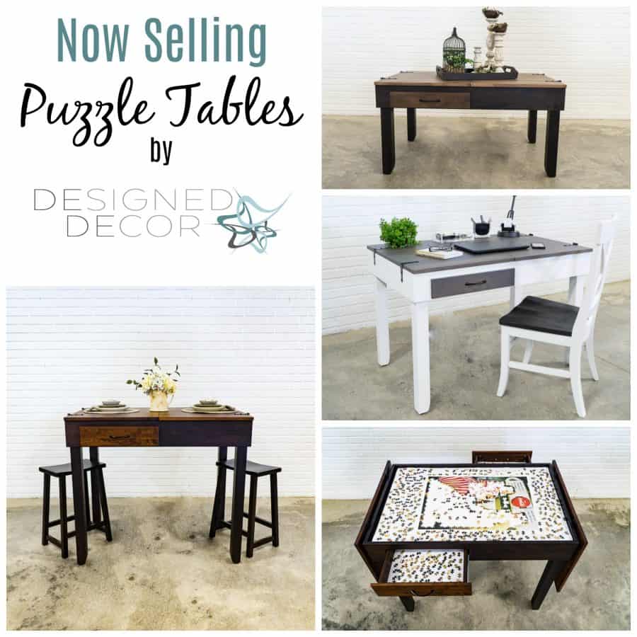 DIY Puzzle Table With Easy Step-by-step Build Plans, 48% OFF