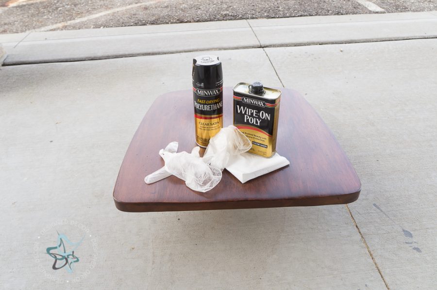 applying sealer over gel stain wood seat