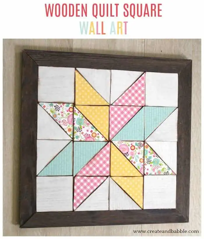 Wooden-Quilt-Square-Wall-Art-CreateandBabble