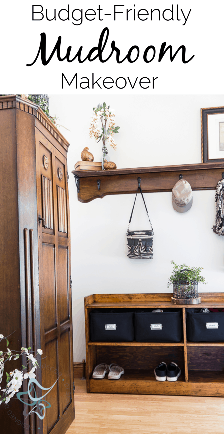 Transforming the Laundry Room into a Budget-Friendly Mudroom!