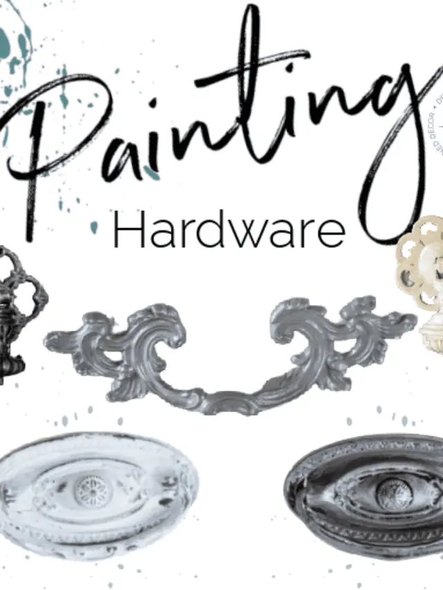 How to Paint Furniture Hardware