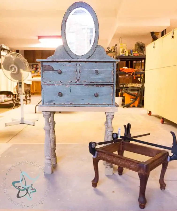 frankenstein vanity-before