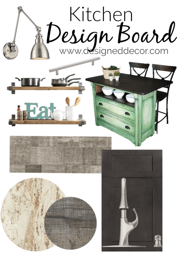 Modern Kitchen Design Board for the Guest Suite - Designed Decor