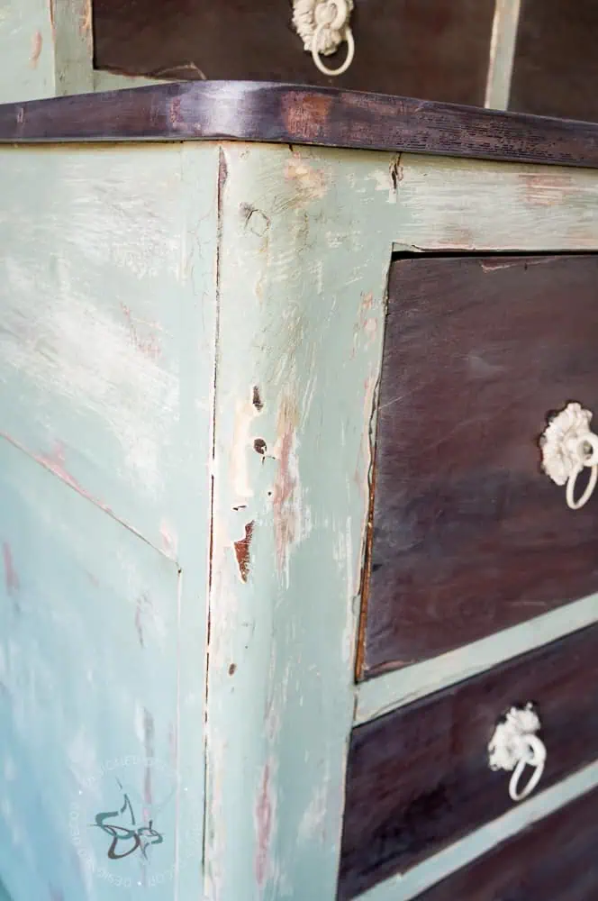 distressed finished furniture