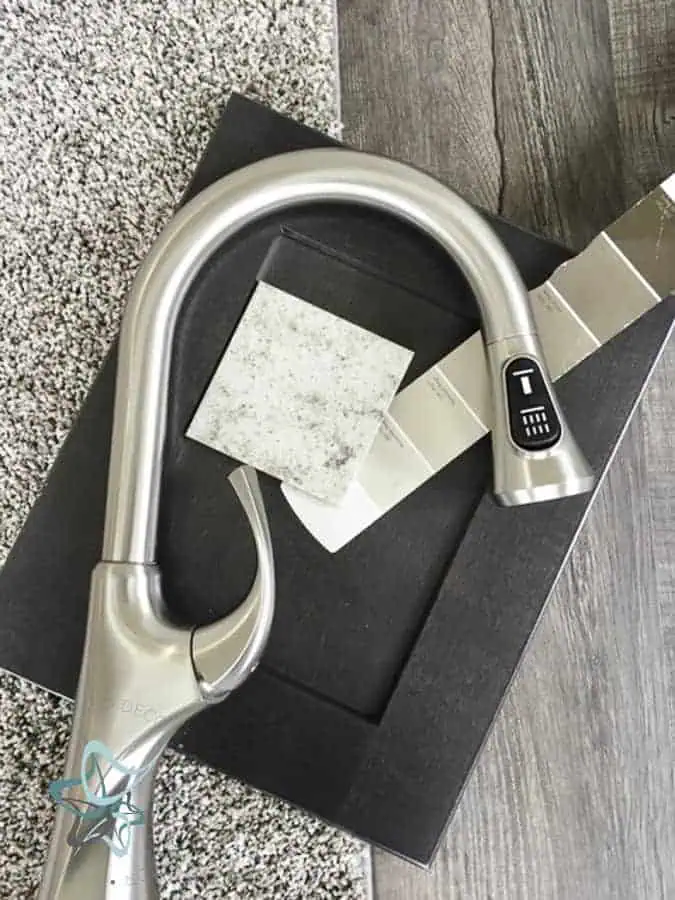 Willow Lane Cabinetry- Pfister faucets- Quartz countertops- Sherwin Williams Paint