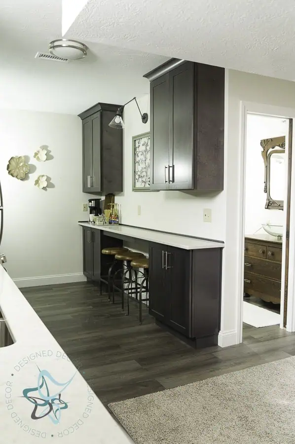 coffee bar-breakfast bar-#HOFHideaway-DesignedDecor