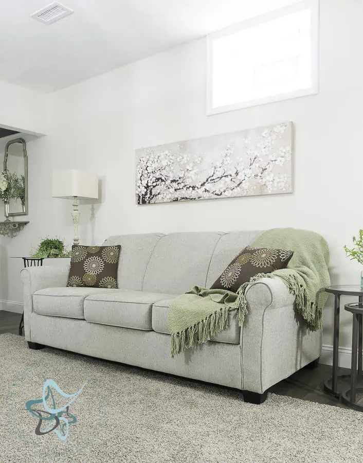modern transitional sleeper sofa