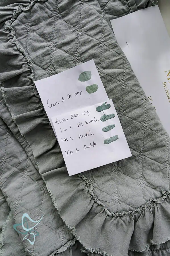 custom furniture paint mix