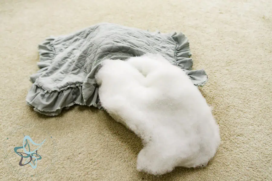 fill pillow shams with filling