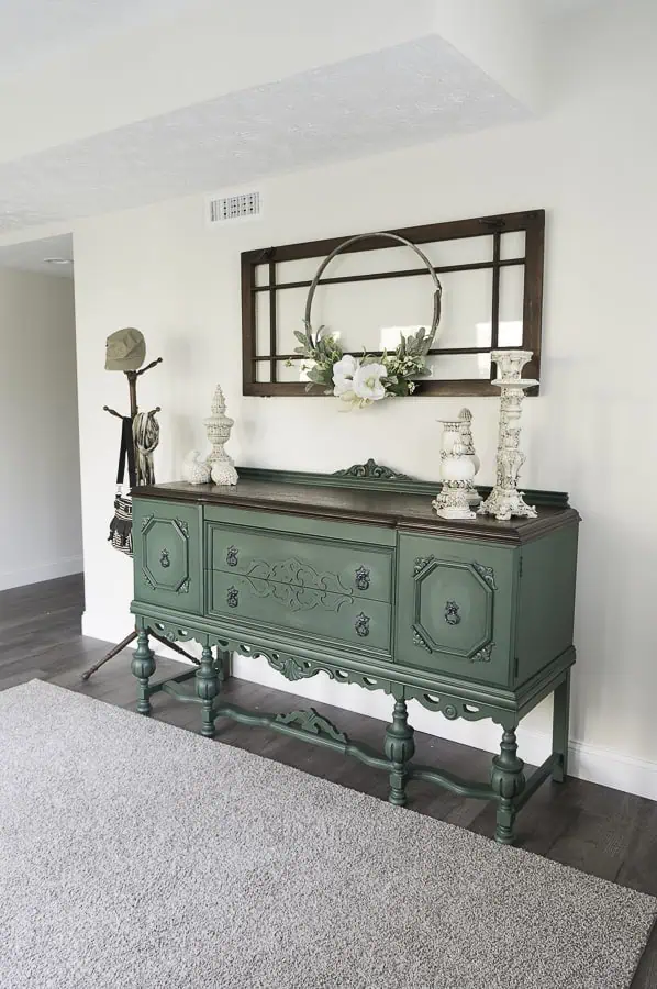 green painted antique buffet antique buffet painted in bold green