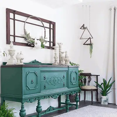 How to modernize an outdated buffet with paint