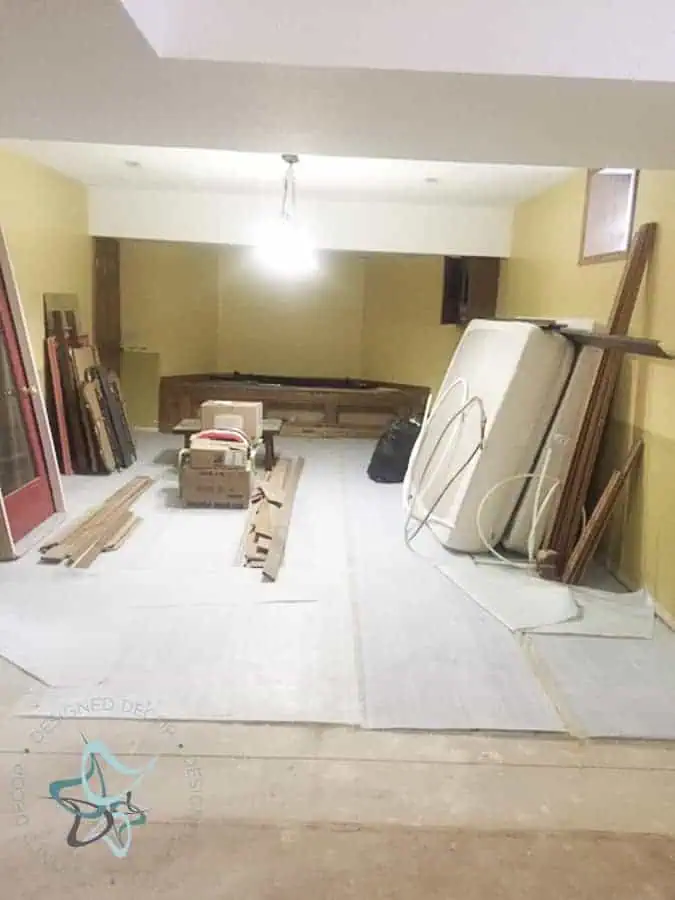 guest suite before adding a murphy bed