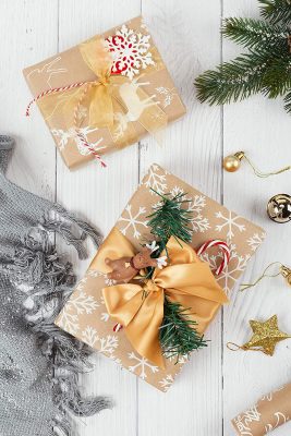 Kraft Christmas Wrapping Paper- Amazon