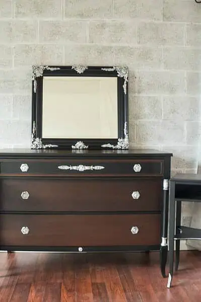 updated neoclassical dresser and nightstands