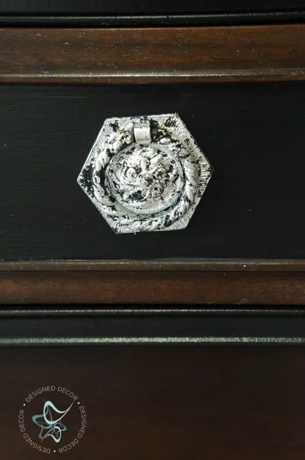 silver leaf furniture hardware