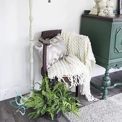 No-Sew Fabric Lampshade Cover